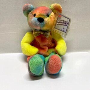 Vintage Scott Hamilton Plush Salvino's Ice Bammers Bean Bear 1999 MWMT + Protect